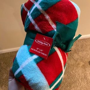 Christmas plaid blanket